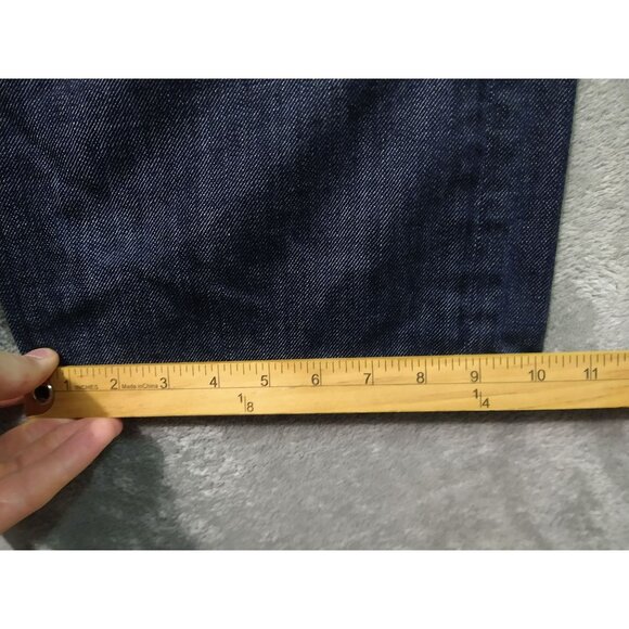 Citizens of Humanity Jeans 40x28 Blue Denim Perfect Relaxed Straight Dark Wash - Picture 6 of 12